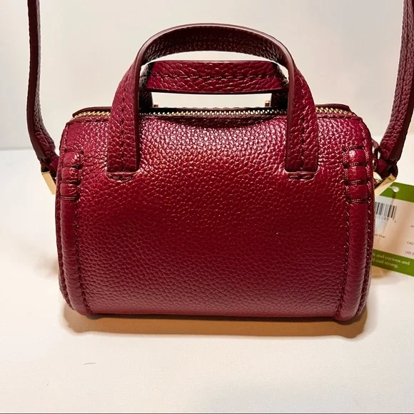 NWT Kate Spade Orchard Street Charlie Rioja Leather Crossbody Bag